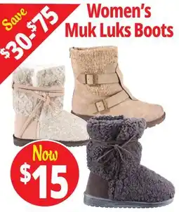 Ocean State Job Lot Muk Luk Boots offer
