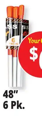 Ocean State Job Lot 48 Fiberglass Driveway Stakes 6 Count offer