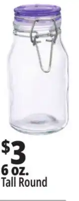 Ocean State Job Lot 6 oz. Tall Round Spice Jar offer