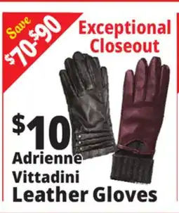 Ocean State Job Lot Adrienne Vittadini Leather Gloves offer