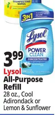 Ocean State Job Lot Lysol All-Purpose Refill offer