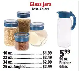 Ocean State Job Lot Home Living Glass Jars offer