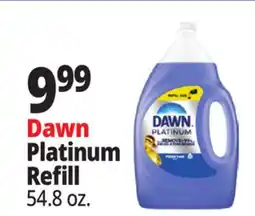 Ocean State Job Lot Dawn Platinum Dish Soap Liquid Refill 54.8oz offer