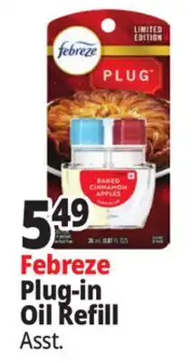 Ocean State Job Lot Febreze Plug-in Oil Refill offer