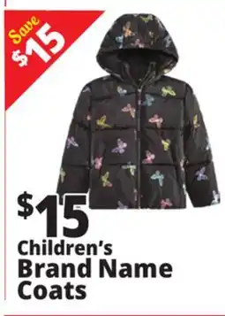 Ocean State Job Lot Children's Brand Name Coats offer