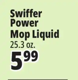 Ocean State Job Lot Swiffer Power Mop Liquid offer
