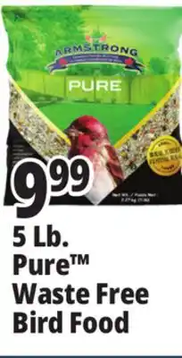 Ocean State Job Lot 5 Lb. Pure Waste Free Bird Food offer