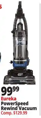 Ocean State Job Lot Eureka PowerSpeed Rewind Vacuum offer