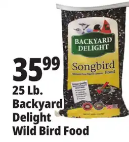 Ocean State Job Lot Backyard Delight Songbird Food 25 lbs offer