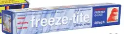 Ocean State Job Lot freeze-tite Premium Freezer Gauge Plastic Wrap 315 Sq ft offer