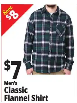 Ocean State Job Lot Men's Classic Flannel Shirt offer