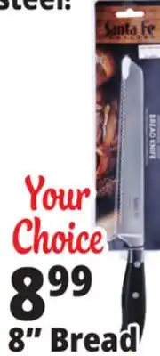 Ocean State Job Lot Santa Fe Professional Grade Bread Knife offer