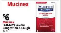 Ocean State Job Lot Mucinex Fast-Max Severe ph Congestion & Cough offer
