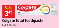 Ocean State Job Lot Colgate Total Toothpaste offer