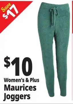 Ocean State Job Lot Women's & Plus Maurices Joggers offer