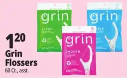 Ocean State Job Lot Grin Minty Clean Flossers 60 Count offer