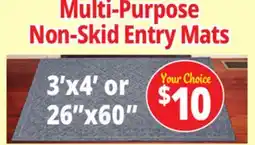 Ocean State Job Lot Multi-Purpose Non-Skid Entry Mats offer