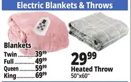 Ocean State Job Lot Electric Blanket & Throws offer