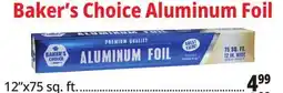 Ocean State Job Lot Baker's Choice Aluminum Foil offer