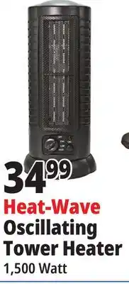 Ocean State Job Lot ProAria Oscillating Ceramic Tower Heater offer