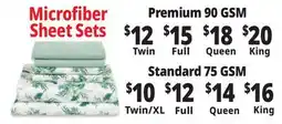 Ocean State Job Lot Microfiber Sheet Sets offer
