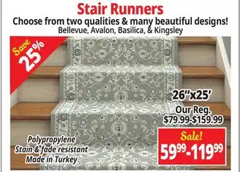 Ocean State Job Lot Stair Runners offer