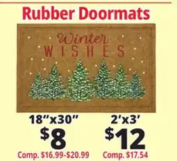 Ocean State Job Lot Rubber Doormats offer