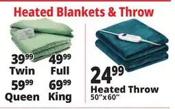 Ocean State Job Lot Heated Blankets & Throw offer
