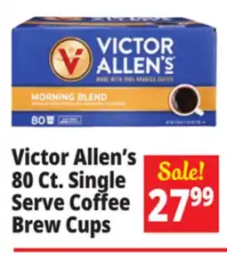 Ocean State Job Lot Victor Allen's 80 Ct. Single Serve Coffee Brew Cups offer