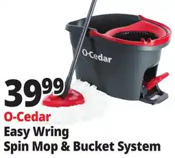 Ocean State Job Lot O-Cedar Easy Wring Spin Mop & Bucket System offer