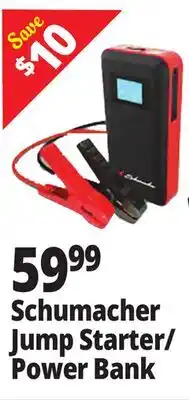 Ocean State Job Lot Schumacher Jump Starter/ Power Bank offer