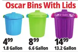 Ocean State Job Lot Oscar Bins With Lids offer