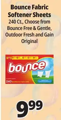 Ocean State Job Lot Bounce Fabric Softener Sheets offer