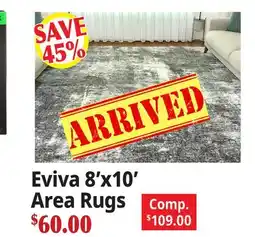 Ocean State Job Lot Eviva 8'x10' Area Rugs offer