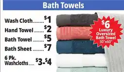 Ocean State Job Lot Bath Towels offer