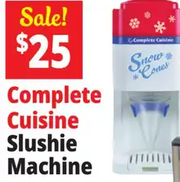 Ocean State Job Lot Complete Cuisine Slushie Machine offer