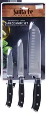 Ocean State Job Lot Santa Fe Professional Grade Knife Set 3 Piece offer