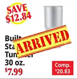 Ocean State Job Lot Built Stainless Tumbler offer