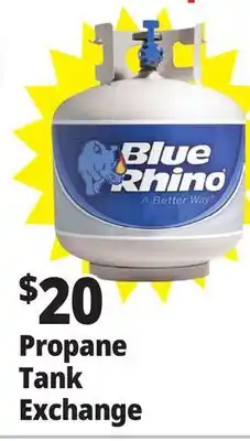 Ocean State Job Lot Blue Rhino Propane Tank Exchange offer