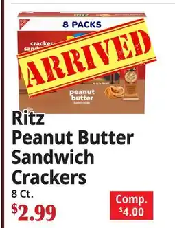 Ocean State Job Lot Ritz Peanut Butter Sandwich Crackers offer