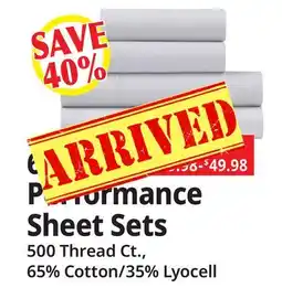 Ocean State Job Lot 6 Piece Performance Sheet Sets offer