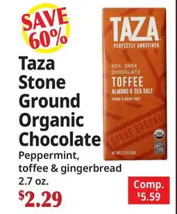 Ocean State Job Lot Stone Ground Organic Chocolate offer