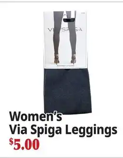 Ocean State Job Lot Women's Via Spiga Leggings offer