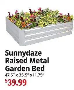 Ocean State Job Lot Raised Metal Garden Bed offer