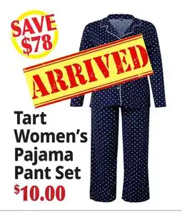 Ocean State Job Lot Tart Women's Pajama Pant Set offer