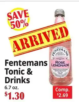 Ocean State Job Lot Tonic & Drinks offer