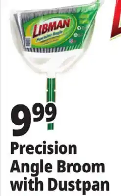 Ocean State Job Lot Libman Precision Angle Broom with Dustpan offer