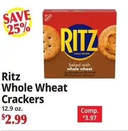 Ocean State Job Lot Whole Wheat Crackers offer