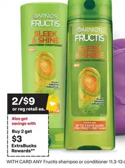 CVS ANY Fructis shampoo or conditioner offer