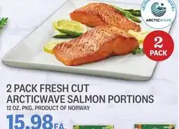 Kings Food Markets 2 PACK FRESH CUT ARCTICWAVE SALMON PORTIONS offer